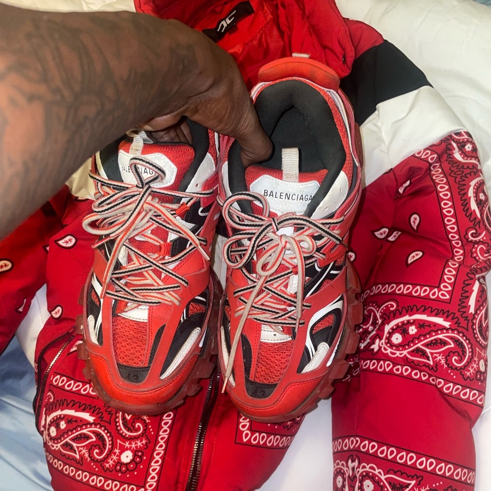 Black and red Balenciaga’s